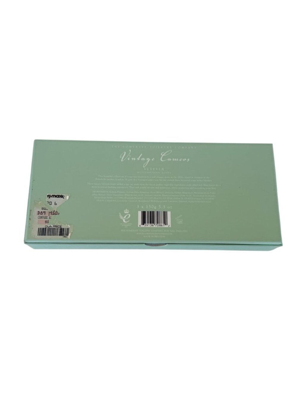Somerset Toiletry Co. "Vintage Cameos" Vetyver Soaps Gift Boxed (only 2 soaps) - Picture 5 of 6
